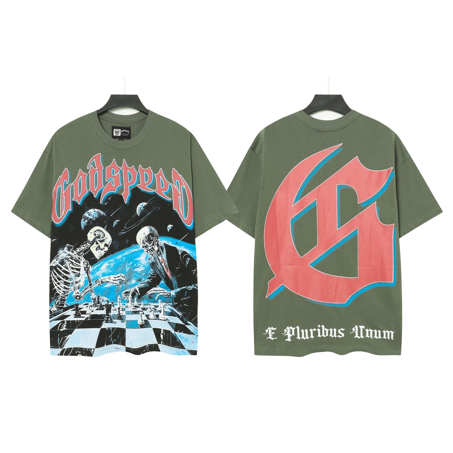 Green Street Vintage Washed T-Shirt (Crafted Print) 5102