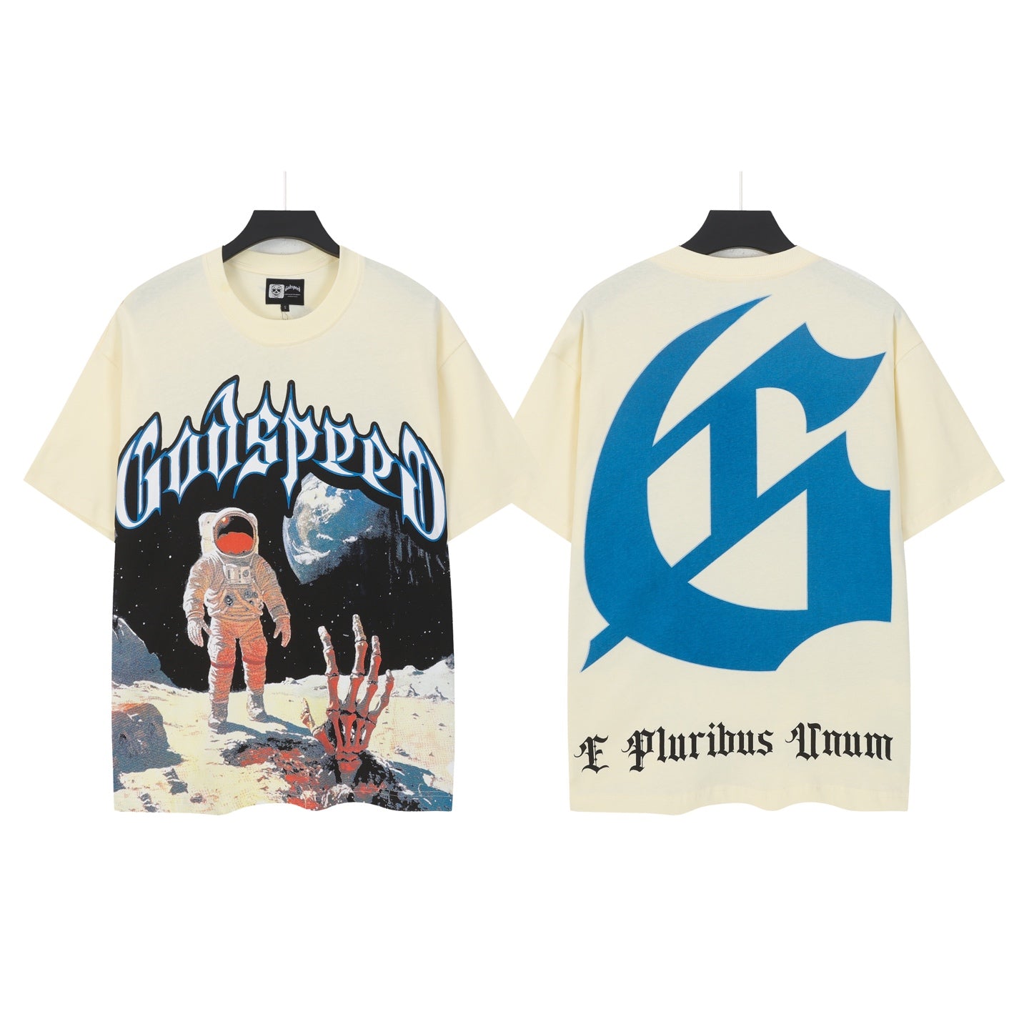 Beige Street Vintage Washed T-Shirt (Crafted Print) 5109