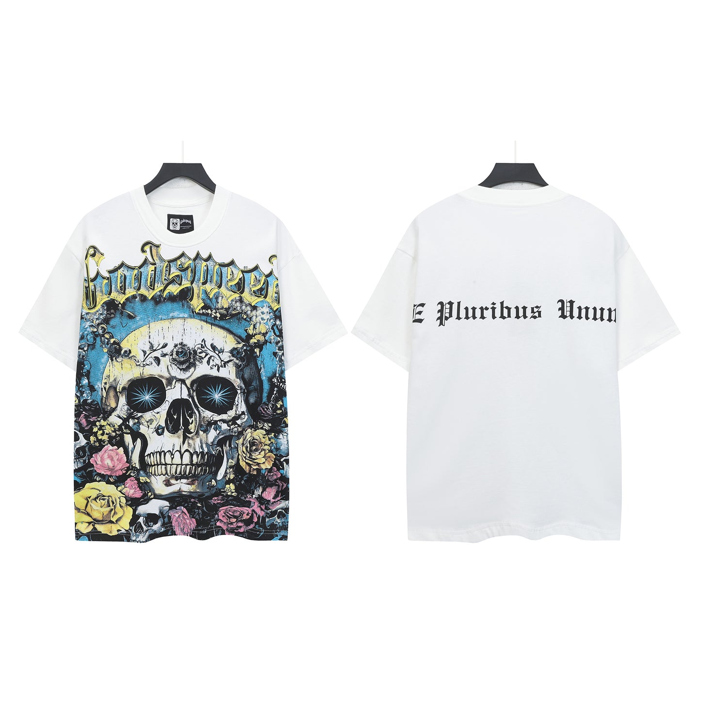 White Street Vintage Washed T-Shirt (Crafted Print) 5323