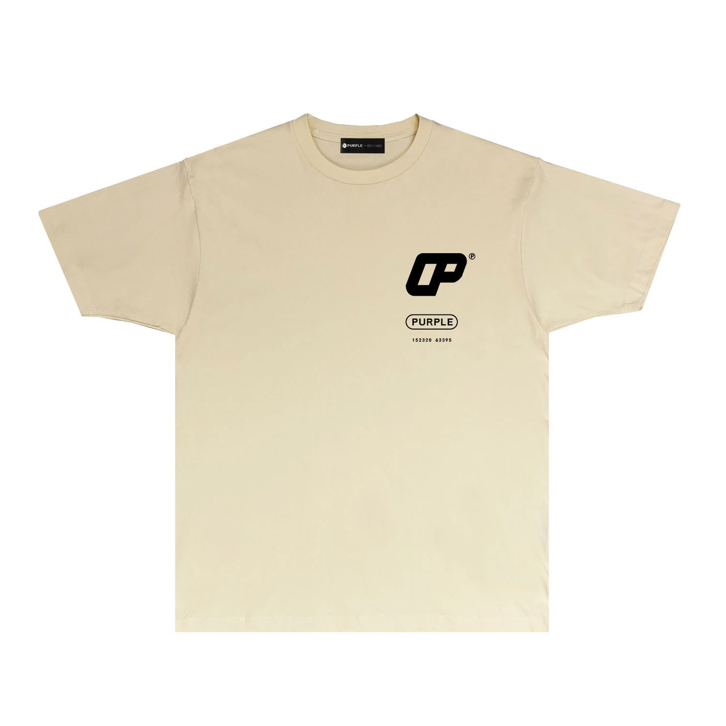 Purple Number Logo Graphic T Shirt Short Sleeve Casual Streetwear Tee PUR026