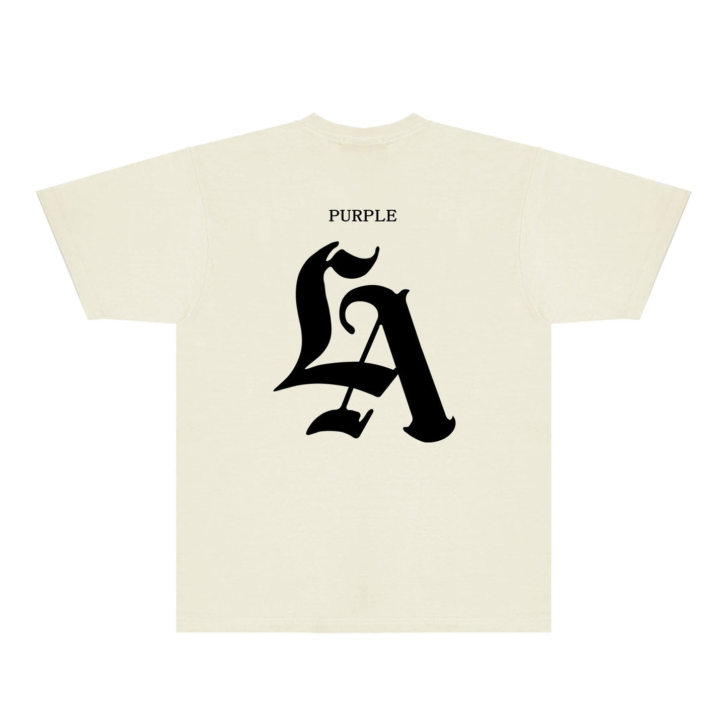 Purple Artistic Typography Graphic T-Shirt Short Sleeve Casual Streetwear Tee PUR095