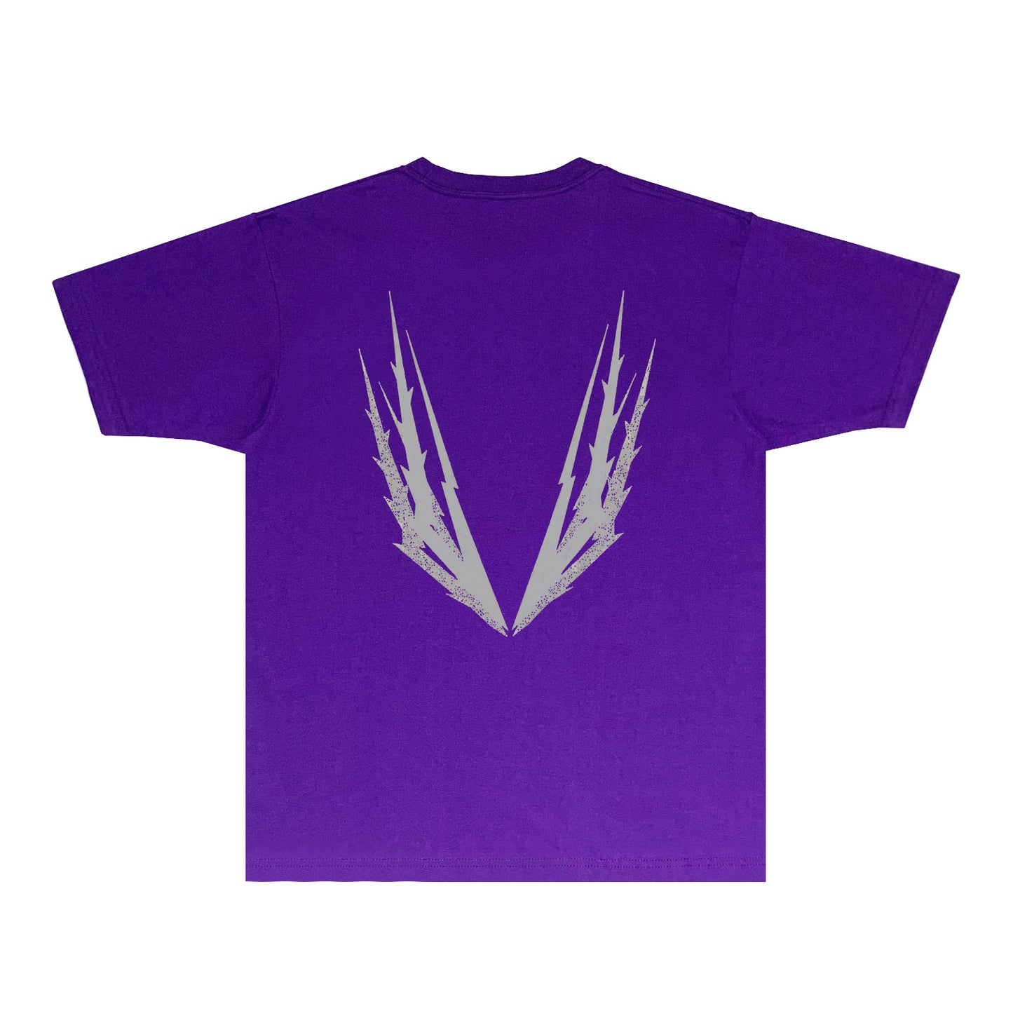 Purple Antler Graphic T-Shirt Short Sleeve Casual Streetwear Tee PUR100