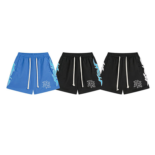 MIX Streetwear Beach Sport Mesh Shorts Casual Loose Fit Unisex Shorts 0025