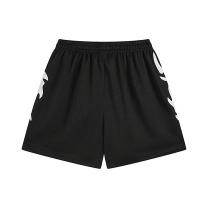 MIX Streetwear Beach Sport Mesh Shorts Casual Loose Fit Unisex Shorts 0025