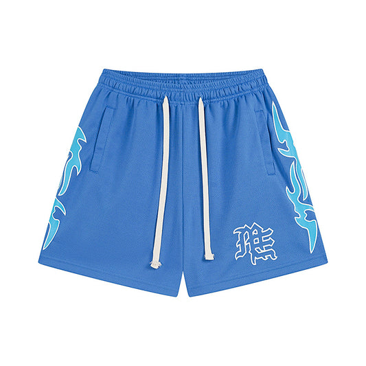 MIX Streetwear Beach Sport Mesh Shorts Casual Loose Fit Unisex Shorts 0025