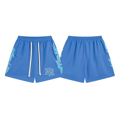MIX Streetwear Beach Sport Mesh Shorts Casual Loose Fit Unisex Shorts 0025