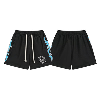 MIX Streetwear Beach Sport Mesh Shorts Casual Loose Fit Unisex Shorts 0025