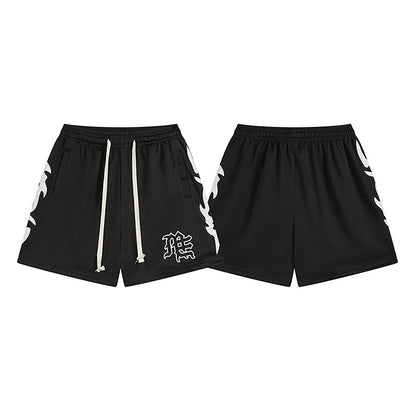 MIX Streetwear Beach Sport Mesh Shorts Casual Loose Fit Unisex Shorts 0025