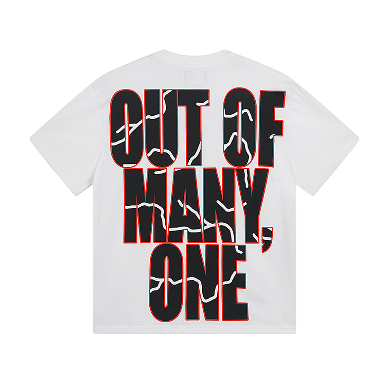 White Street Vintage Washed T-Shirt (Crafted Print) 3012