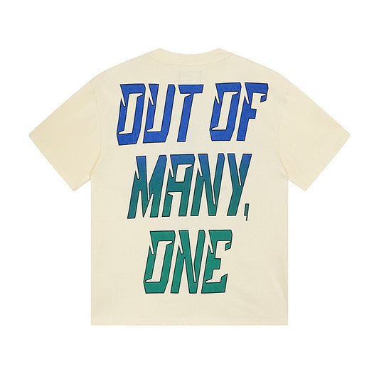 Beige Street Vintage Washed T-Shirt (Crafted Print) 3168