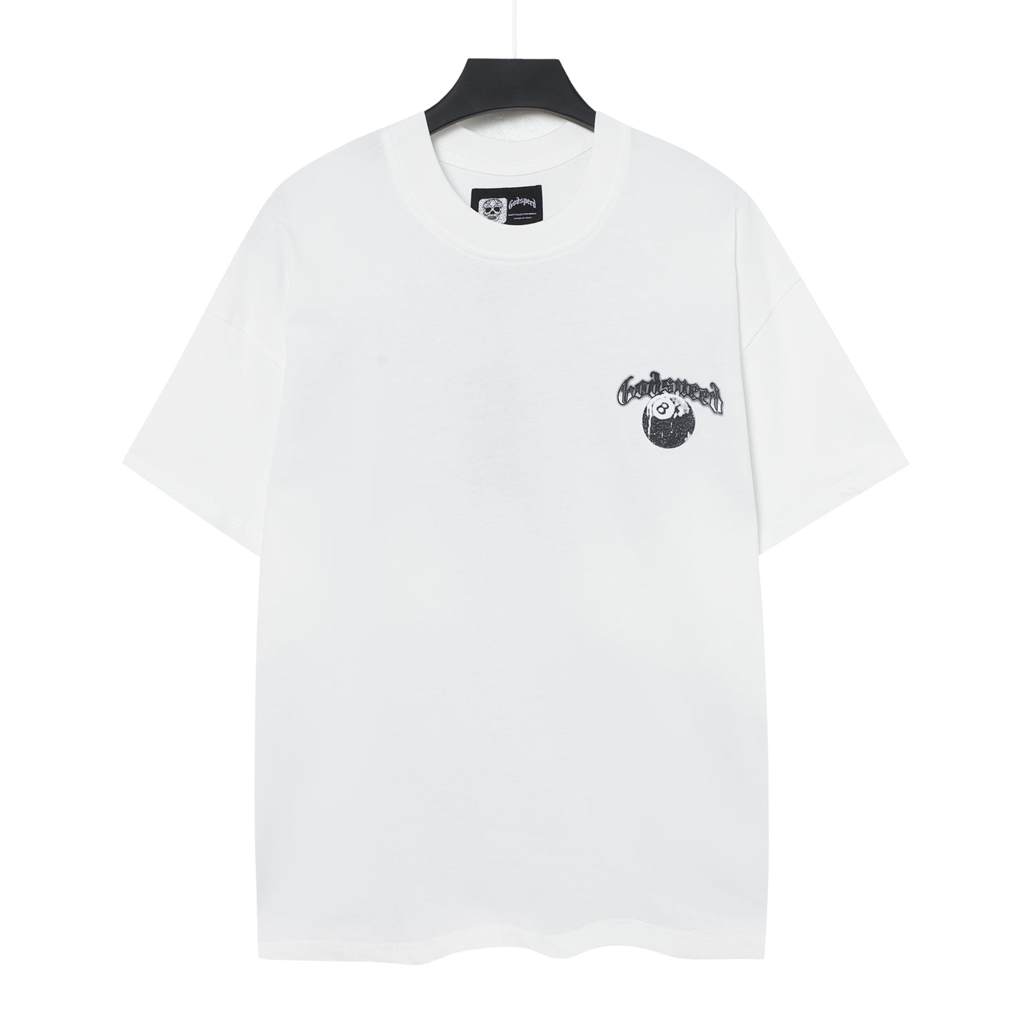 T-shirt homme blanc délavé style vintage (impression artisanale) 5077