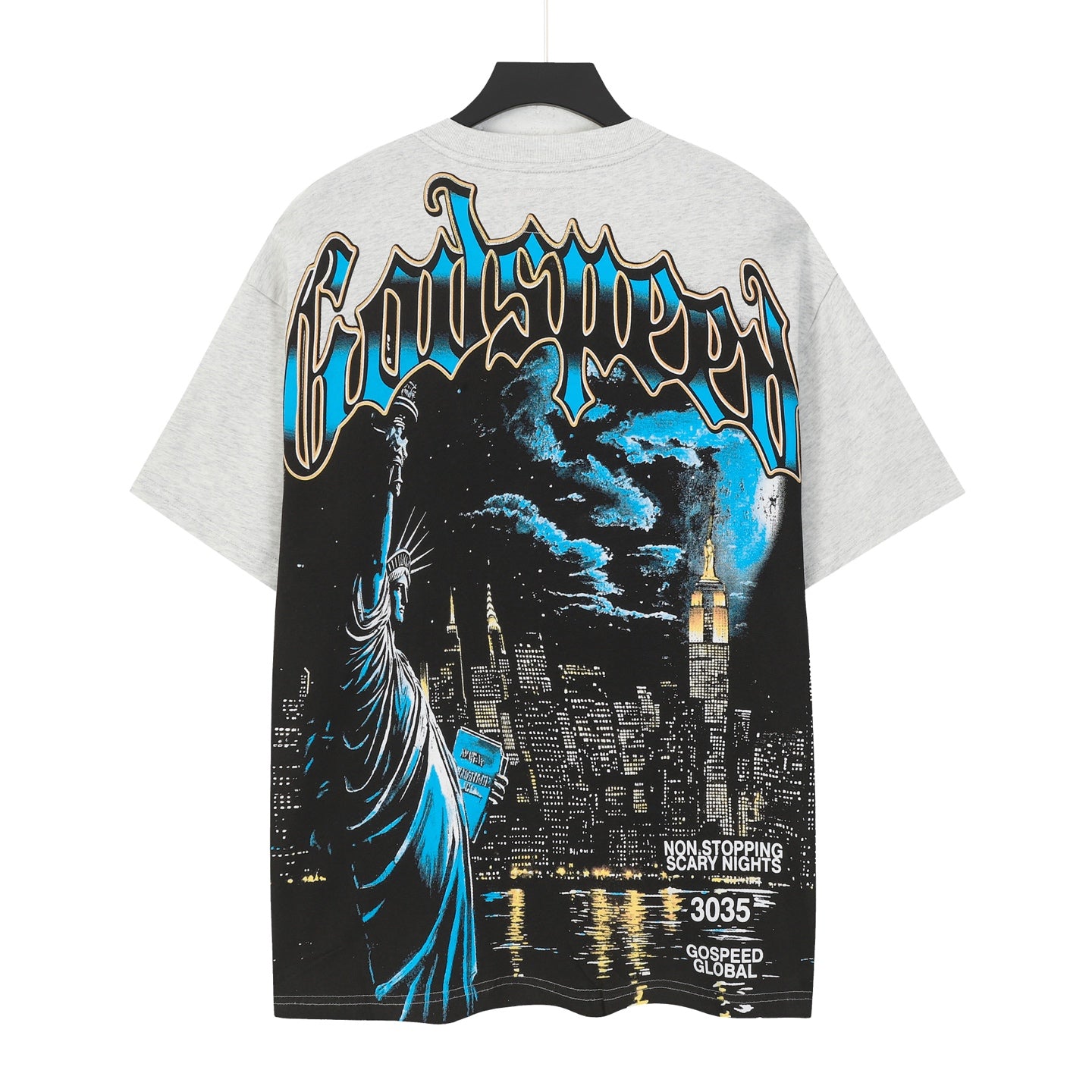 Gray Street Vintage Washed T-Shirt (Crafted Print) 5105