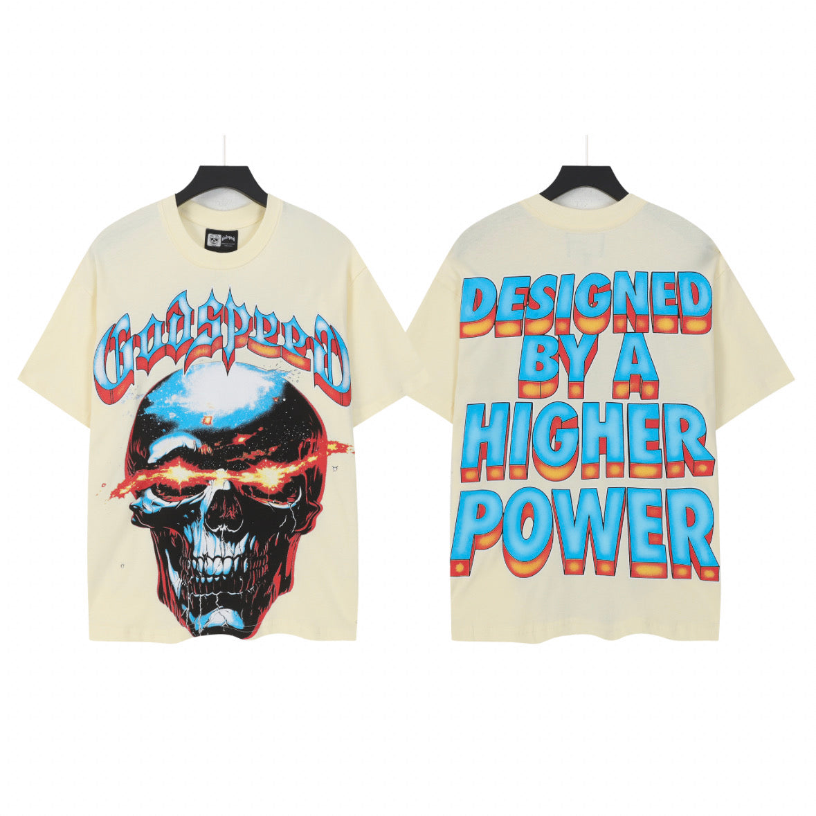 Men’s Beige Street Vintage Washed T-Shirt (Crafted Print) 5108