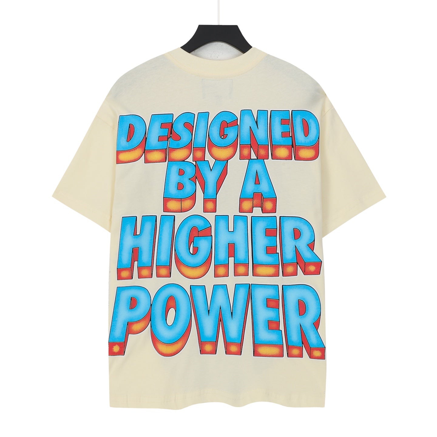 Men’s Beige Street Vintage Washed T-Shirt (Crafted Print) 5108