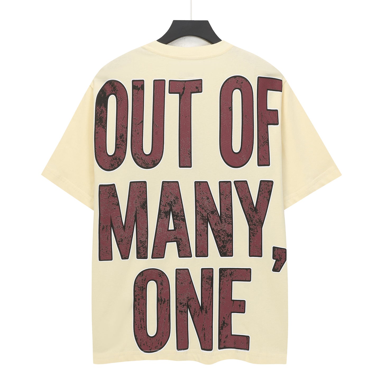 Beige Street Vintage Washed T-Shirt (Crafted Print) 5112