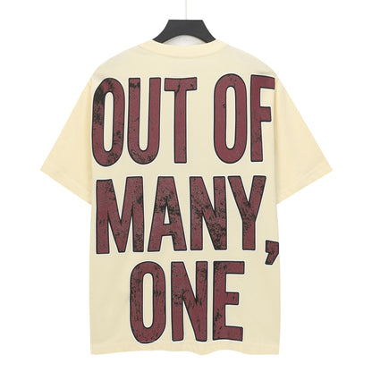 Beige Street Vintage Washed T-Shirt (Crafted Print) 5112
