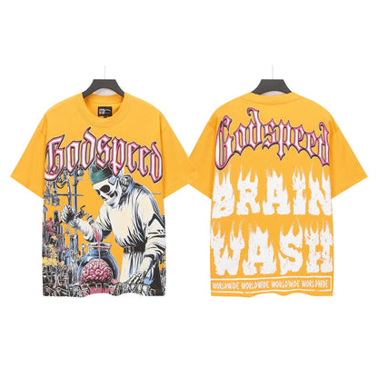 Gold Street Vintage Washed T-Shirt (Crafted Print) 5115