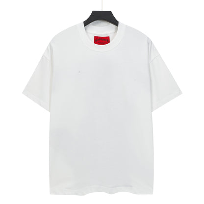 White Street Vintage Washed T-Shirt (Crafted Print) 5121
