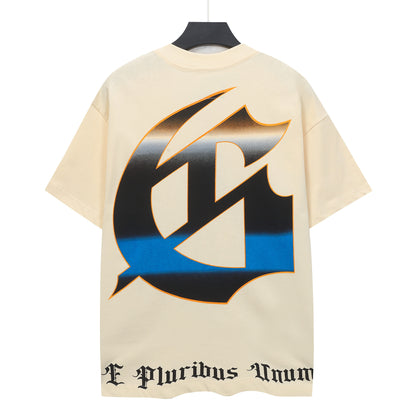 Beige Street Vintage Washed T-Shirt (Crafted Print) 5122