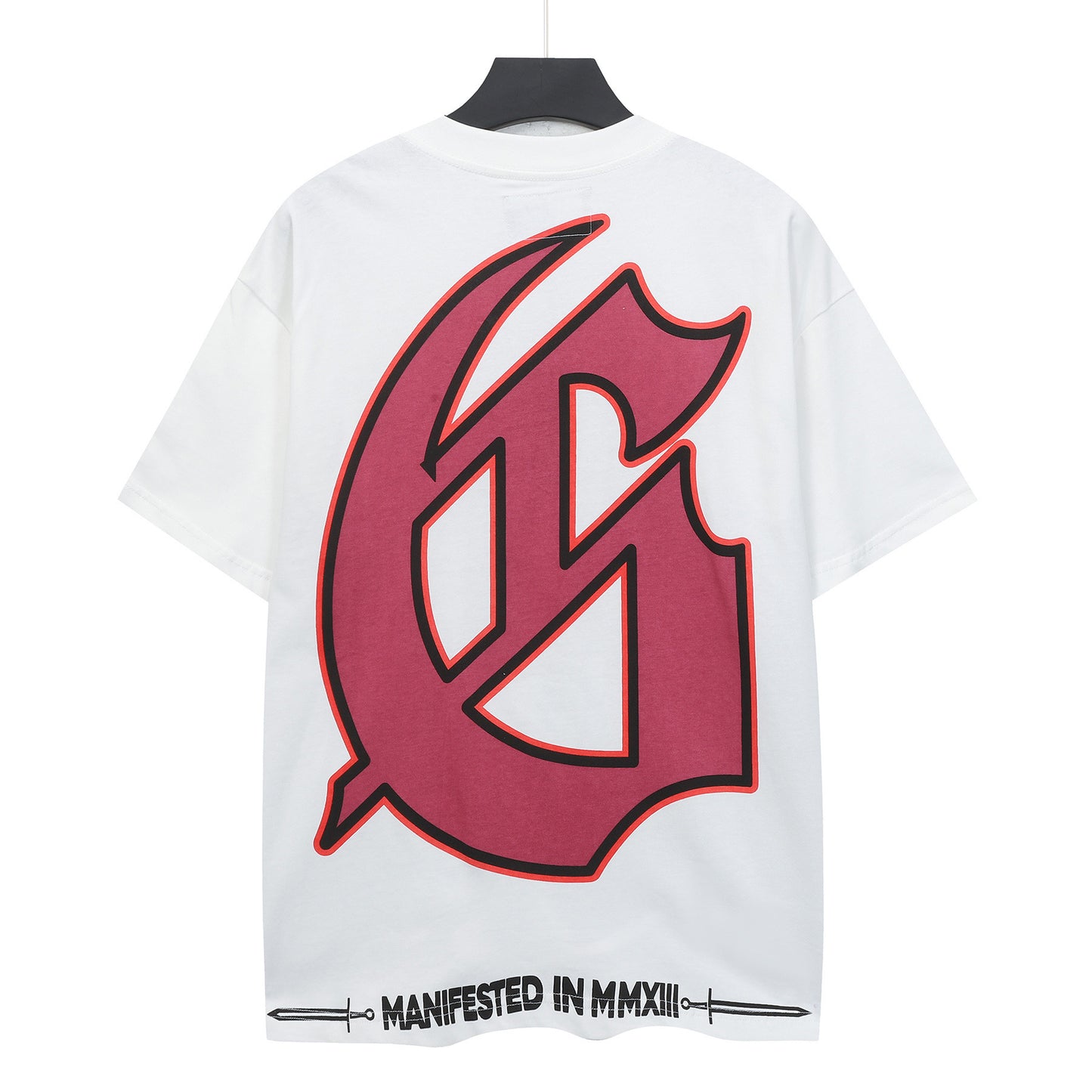 White Street Vintage Washed T-Shirt (Crafted Print) 5123