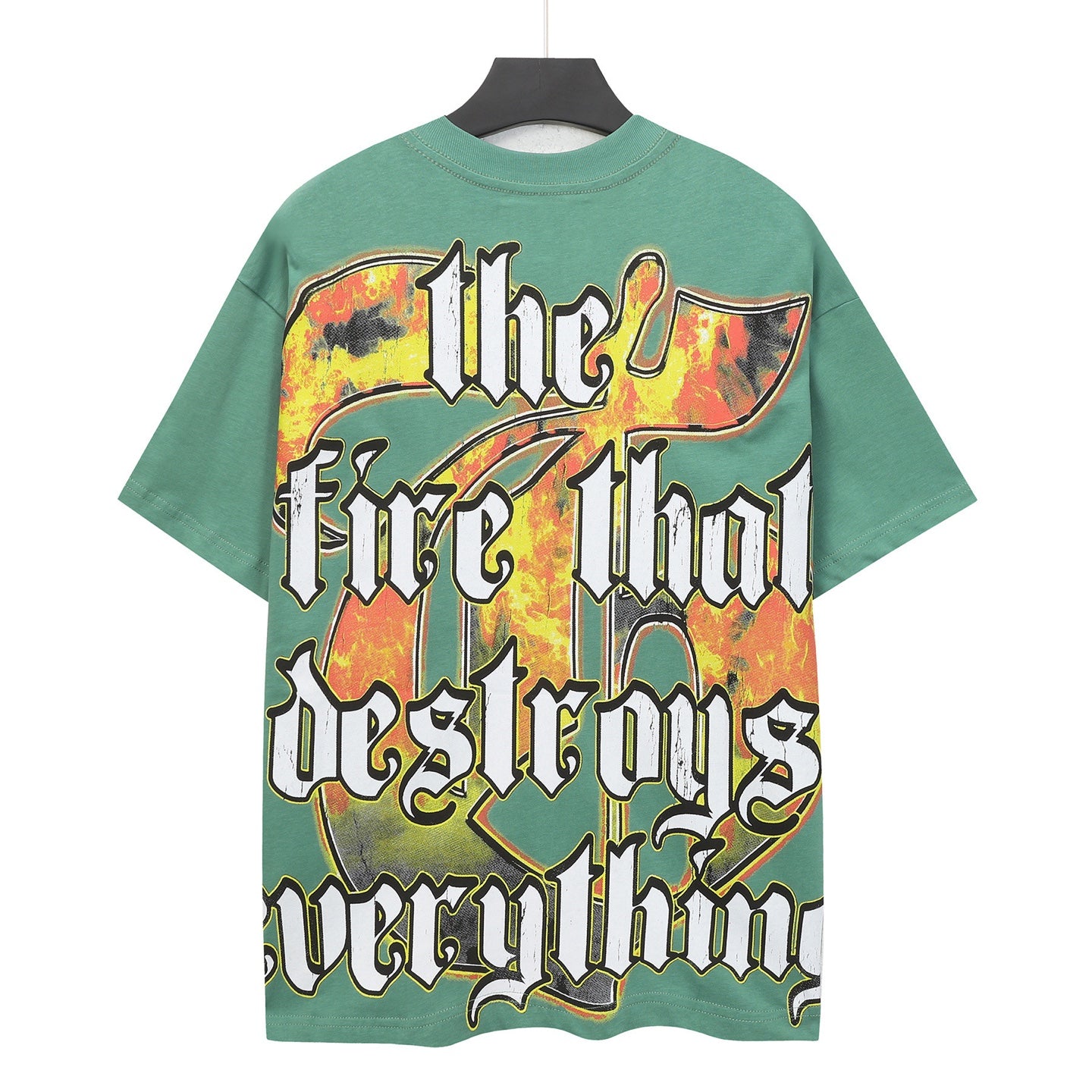 Green Street Vintage Washed T-Shirt (Crafted Print) 5126