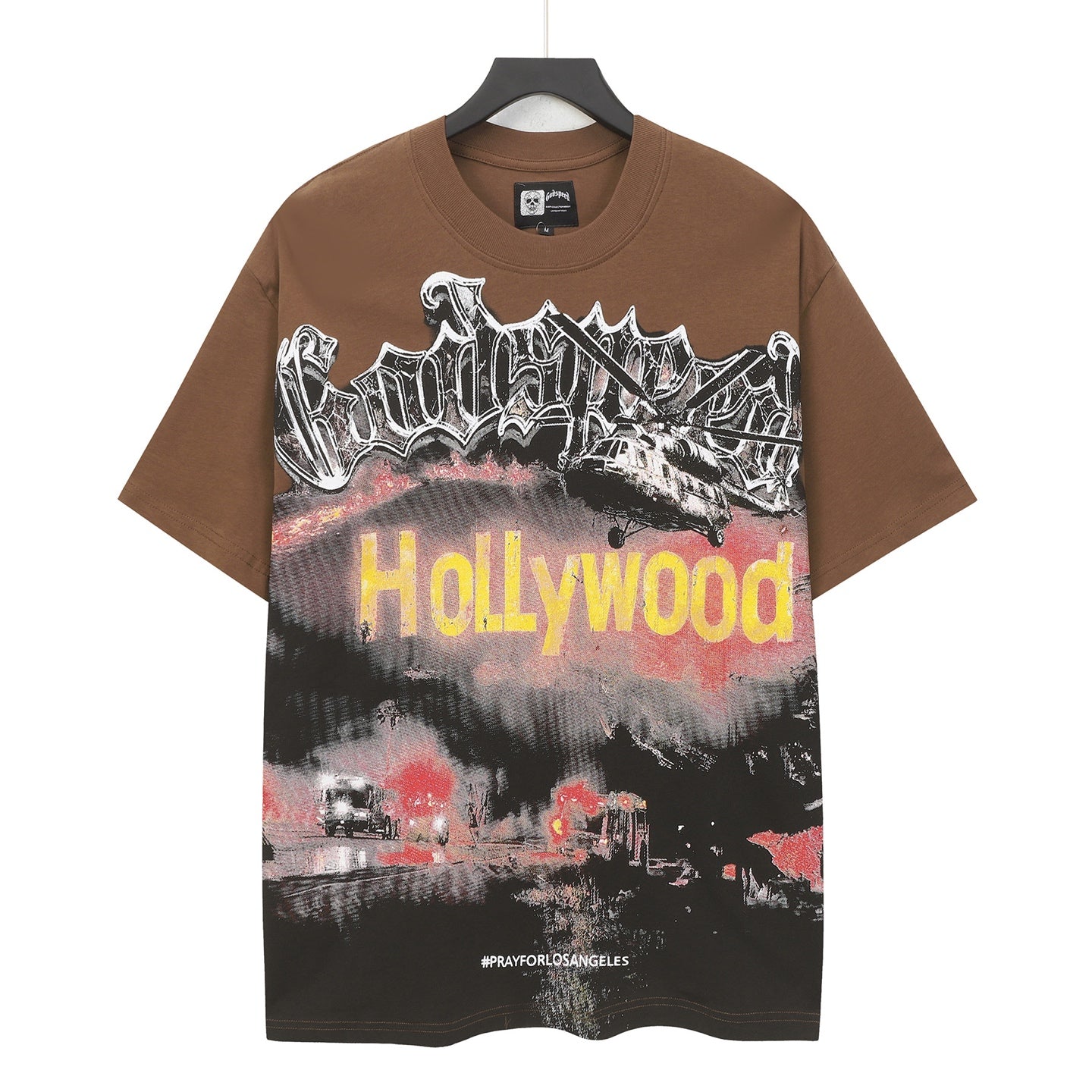Coffee Street Vintage Washed T-Shirt (Crafted Print) 5127