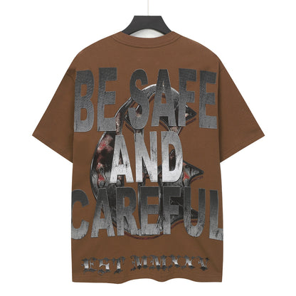 Coffee Street Vintage Washed T-Shirt (Crafted Print) 5127