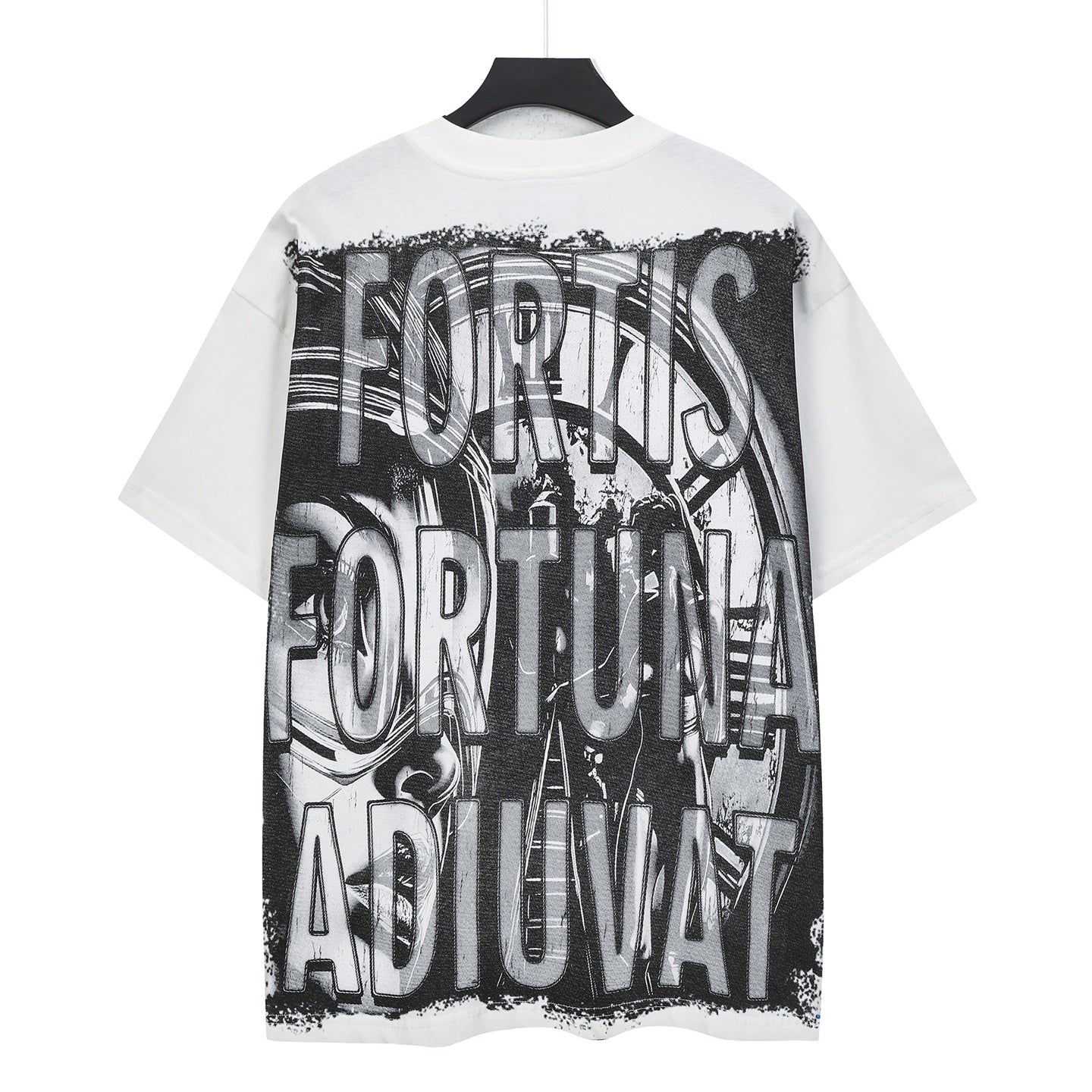 White Street Vintage Washed T-Shirt (Crafted Print) 5128