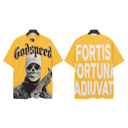 Gold Street Vintage Washed T-Shirt (Crafted Print) 5129