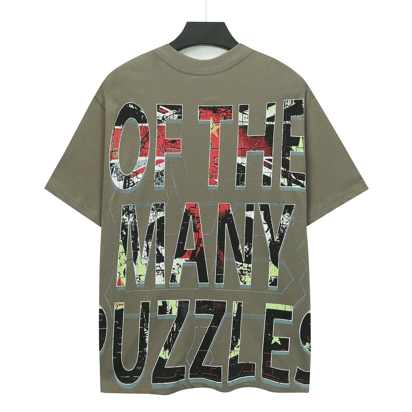 Green Street Vintage Washed T-Shirt (Crafted Print) 5136