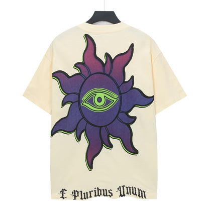 Beige Street Vintage Washed T-Shirt (Crafted Print) 5140