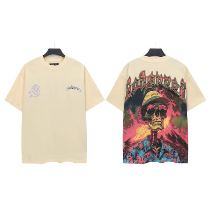 Beige Street Vintage Washed T-Shirt (Crafted Print) 5141