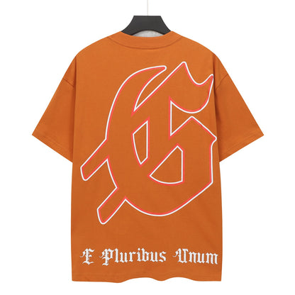 Brick Red Street Vintage Washed T-Shirt (Crafted Print) 5146