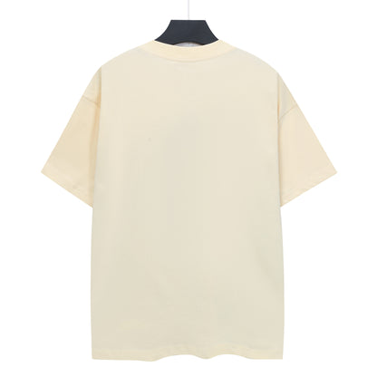 Beige Street Vintage Washed T-Shirt (Crafted Print) 5158