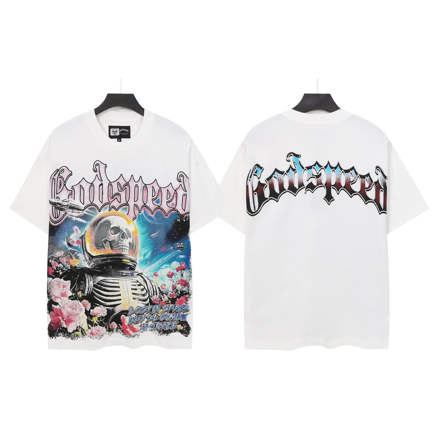 White Street Vintage Washed T-Shirt (Crafted Print) 5161