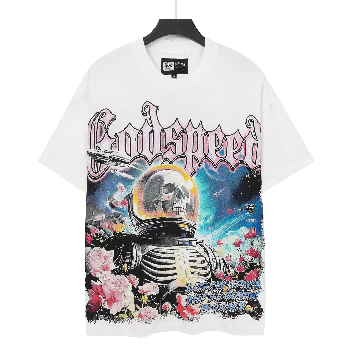 White Street Vintage Washed T-Shirt (Crafted Print) 5161