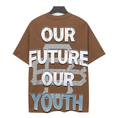 Coffee Street Vintage Washed T-Shirt (Crafted Print) 5302