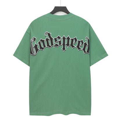 Green Street Vintage Washed T-Shirt (Crafted Print) 5306