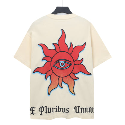 Beige Street Vintage Washed T-Shirt (Crafted Print) 5311