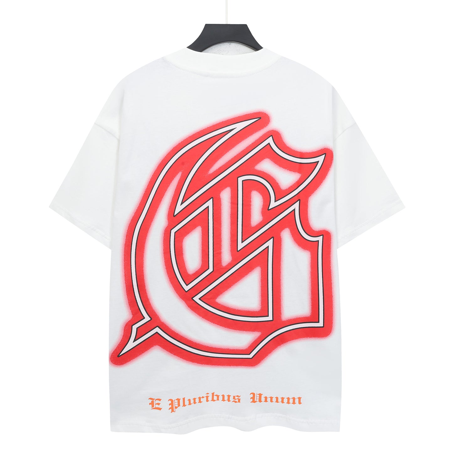 Men’s White Street Vintage Washed T-Shirt (Crafted Print) 5322