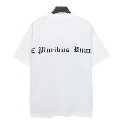 White Street Vintage Washed T-Shirt (Crafted Print) 5323