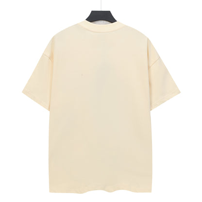 Beige Street Vintage Washed T-Shirt (Crafted Print) 5328