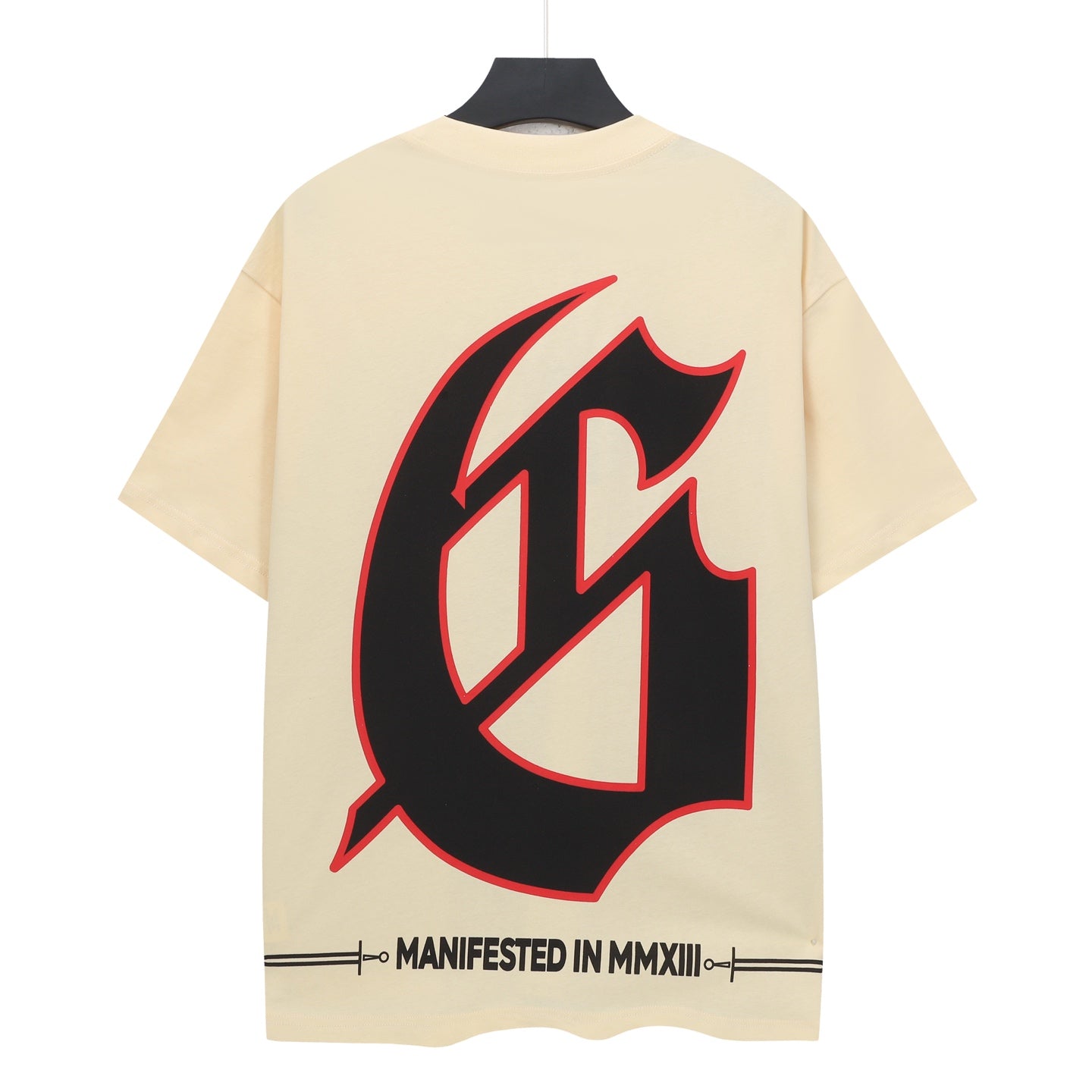 Beige Street Vintage Washed T-Shirt (Crafted Print) 5331