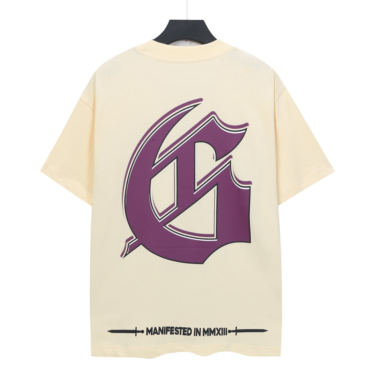 Beige Street Vintage Washed T-Shirt (Crafted Print) 5335