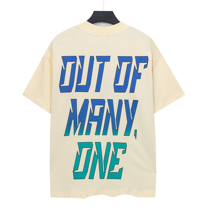 Beige Street Vintage Washed T-Shirt (Crafted Print) 5336