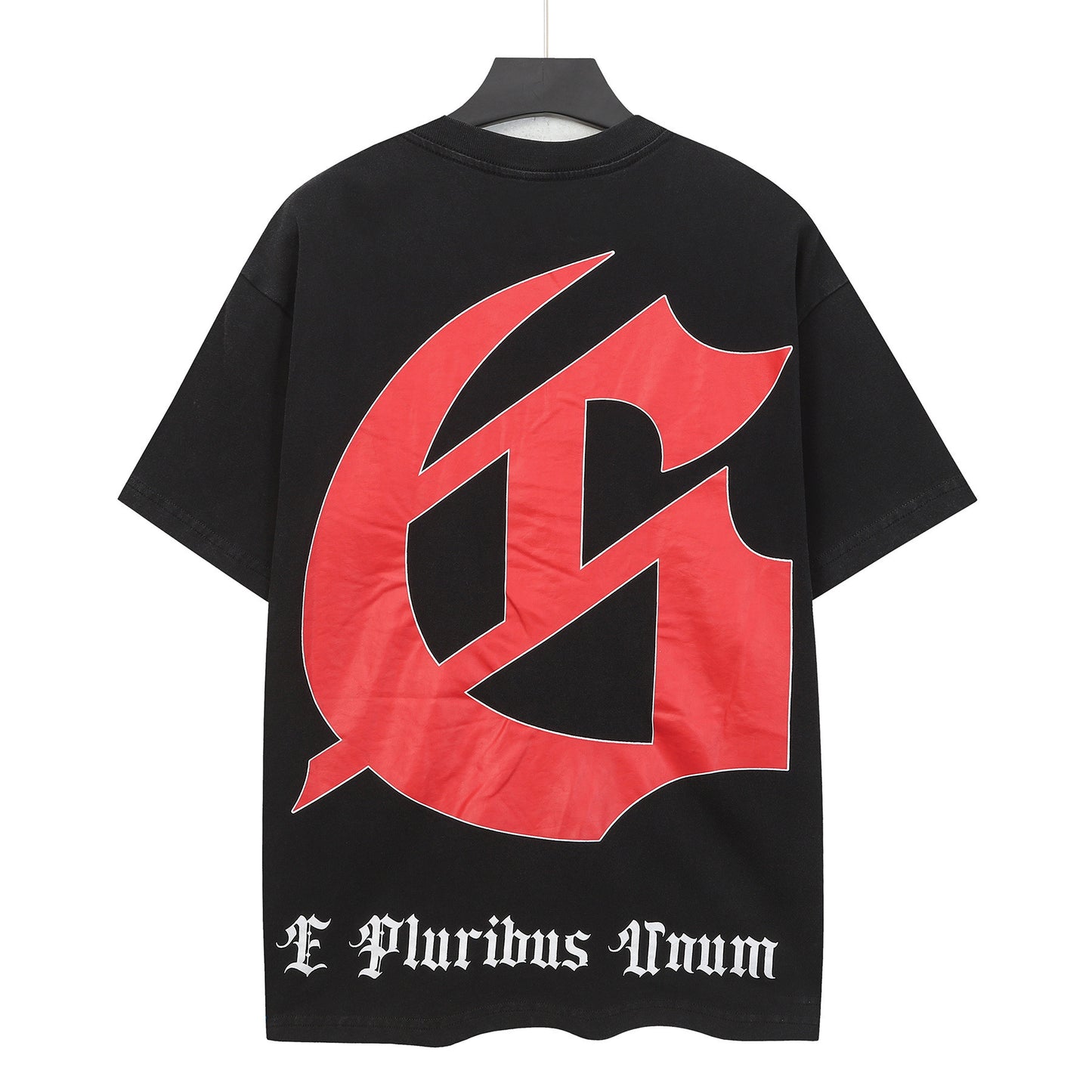 Men’s Black Rock Street Vintage Washed T-Shirt (Crafted Print) 6135