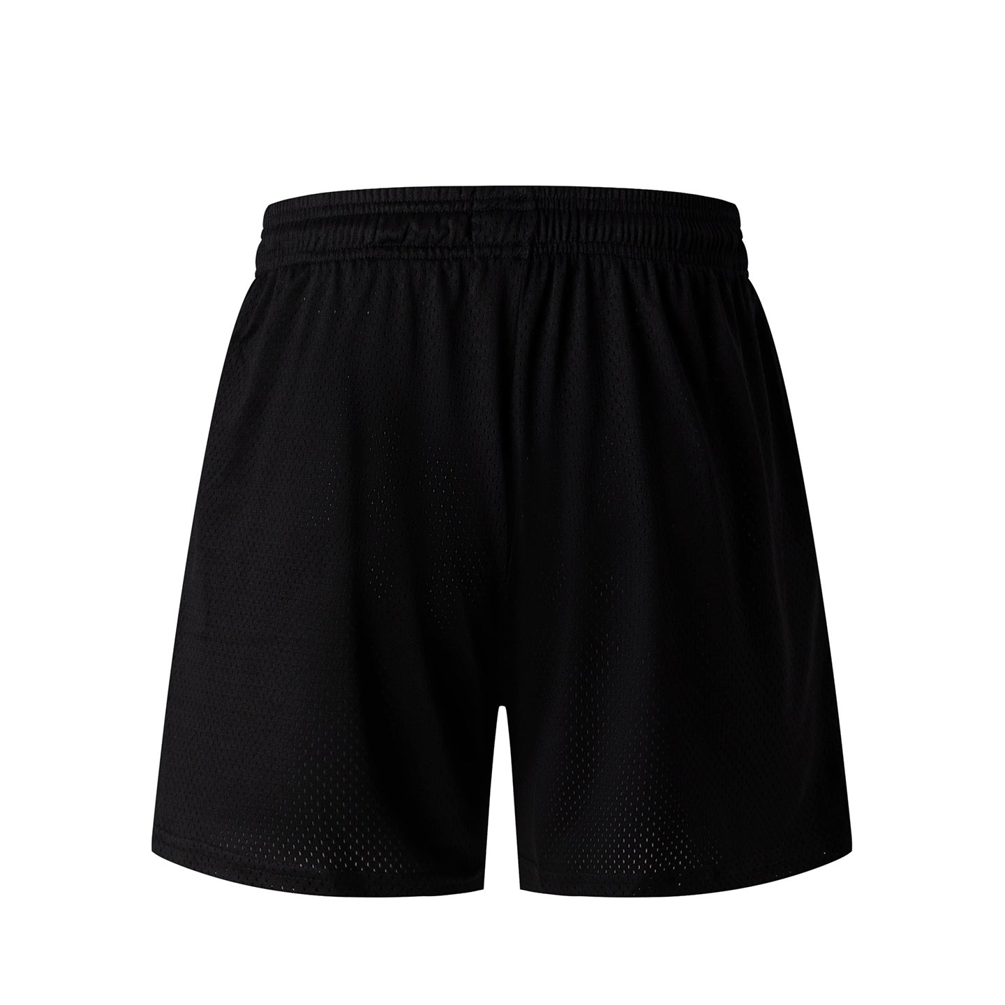 Black Streetwear Shorts Quick Dry Loose Fit Breathable Elastic Waist Summer Casual Shorts EES-11