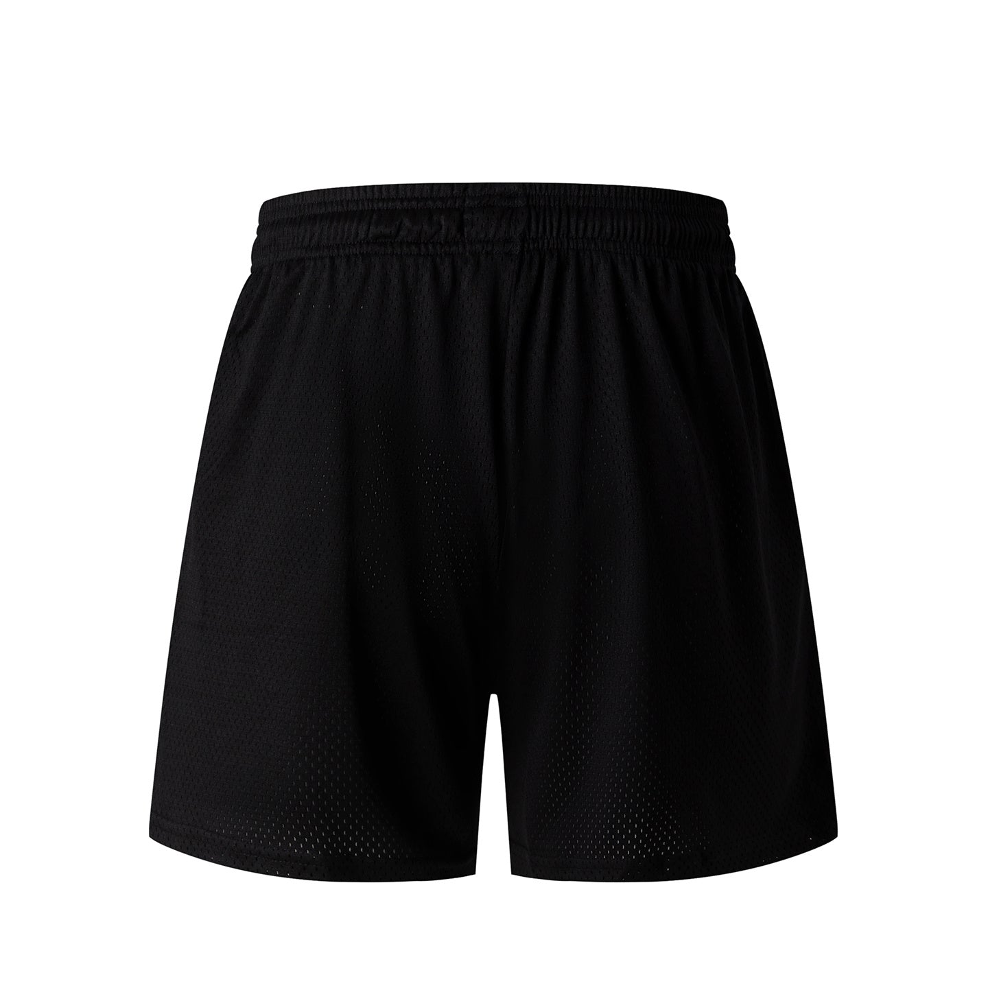 Black Streetwear Shorts Quick Dry Loose Fit Breathable Elastic Waist Summer Casual Shorts EES-12