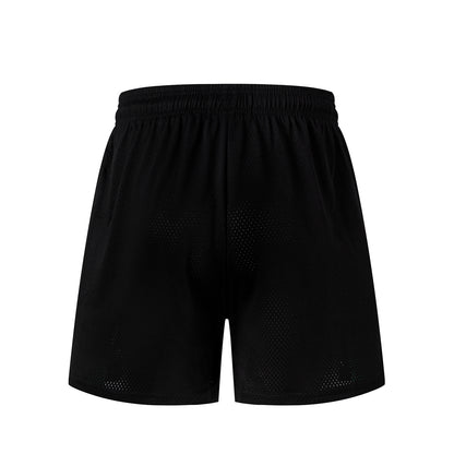 Black Streetwear Eagles Shorts Quick Dry Loose Fit Breathable Elastic Waist Summer Casual Shorts EES13