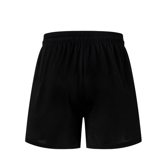 Black Streetwear Eagles Shorts Quick Dry Loose Fit Breathable Elastic Waist Summer Casual Shorts EES13